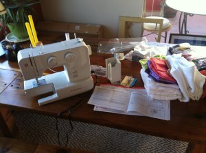 Getting my supplies ready!